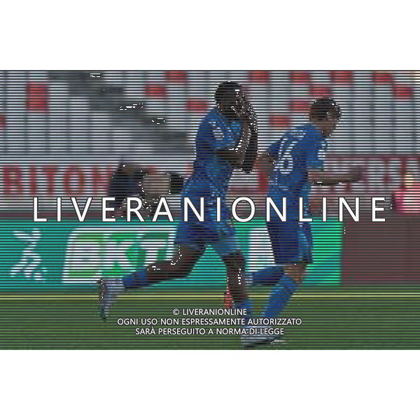 Salim Diakitè of Ternana Calcio celebrates after scoring a goal during the Italian Serie B match SSC Bari vs Ternana Calcio on January 13, 2024 at the San Nicola stadium in Bari, Italy. Photo by Emmanuele Mastrodonato/ag. Aldo Liverani sas/AGENZIA ALDO LIVERANI SAS