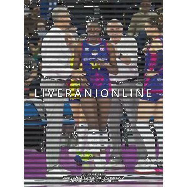 Savino Del Bene Scandicci vs Allianz Vero Volley Milano Serie A1 Tigotà - Palazzo Wanny - Firenze 13.01.2024 nella foto Linda Nwakalor con massimo barbolini e Sandor Kantor ©Daniele Mannelli/AGENZIA ALDO LIVERANI SAS