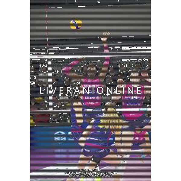Savino Del Bene Scandicci vs Allianz Vero Volley Milano Serie A1 Tigotà - Palazzo Wanny - Firenze 13.01.2024 nella foto paola egonu, Dana Rettke ©Daniele Mannelli/AGENZIA ALDO LIVERANI SAS