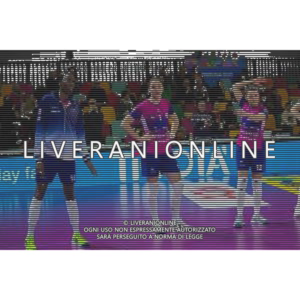Savino Del Bene Scandicci vs Allianz Vero Volley Milano Serie A1 Tigotà - Palazzo Wanny - Firenze 13.01.2024 nella foto paola egonu, Helena cazaute e teodora pusic ©Daniele Mannelli/AGENZIA ALDO LIVERANI SAS
