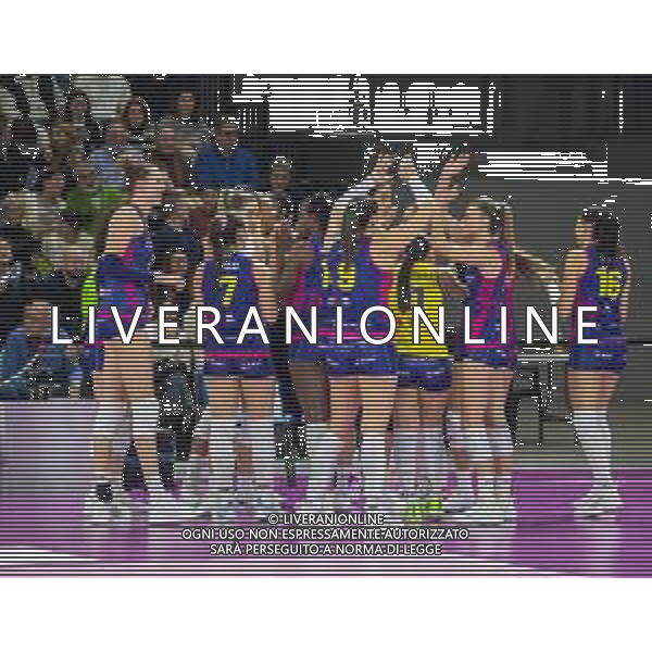 Savino Del Bene Scandicci vs Allianz Vero Volley Milano Serie A1 Tigotà - Palazzo Wanny - Firenze 13.01.2024 nella foto esultanza scandicci ©Daniele Mannelli/AGENZIA ALDO LIVERANI SAS