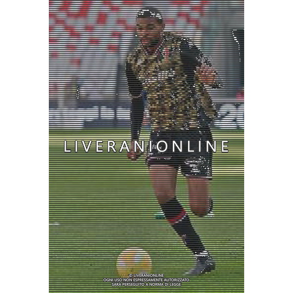 Malcom Edjouma of SSC Bari during the Italian Serie B match SSC Bari vs Ternana Calcio on January 13, 2024 at the San Nicola stadium in Bari, Italy. Photo by Emmanuele Mastrodonato/ag. Aldo Liverani sas