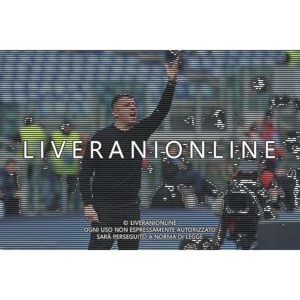 Lazio vs Lecce - Campionato Serie A TIM - 20 giornata - Stadio Olimpico - Roma 14-01-2024 nella foto Roberto D\'Aversa ©Federico Gaetano/AGENZIA ALDO LIVERANI SAS