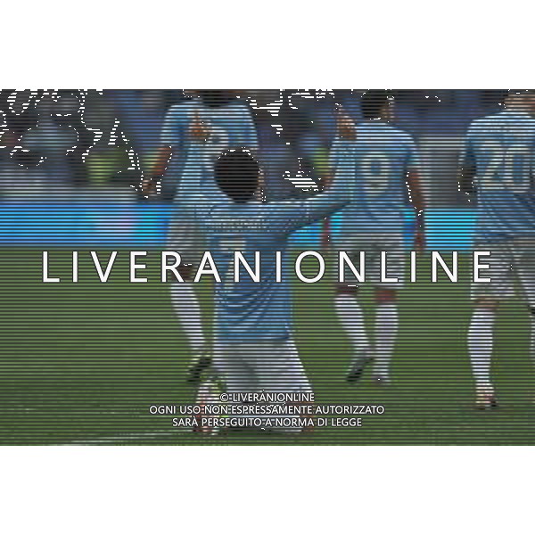 Lazio vs Lecce - Campionato Serie A TIM - 20 giornata - Stadio Olimpico - Roma 14-01-2024 nella foto Esultanza Felipe Anderson ©Federico Gaetano/AGENZIA ALDO LIVERANI SAS