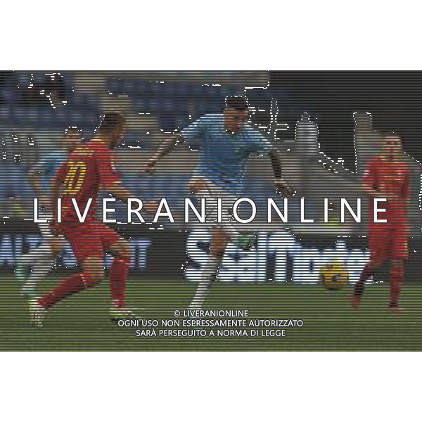 Lazio vs Lecce - Campionato Serie A TIM - 20 giornata - Stadio Olimpico - Roma 14-01-2024 nella foto Ramadani e Vecino ©Federico Gaetano/AGENZIA ALDO LIVERANI SAS