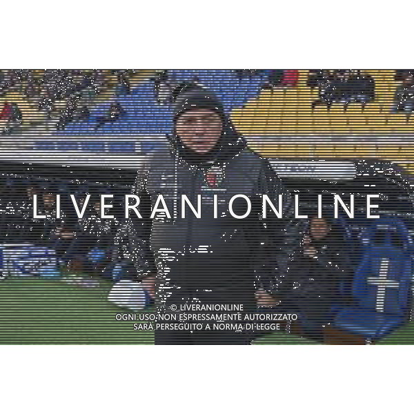 TVRG Parma vs Ascoli nella foto Fabrizio Castori allenatore Ascoli Parma 14-01-2024 Stadio Ennio Tardini Campionato Serie BKT - 20a giornata foto Roberto Garavaglia/Agenzia Aldo Liverani sas