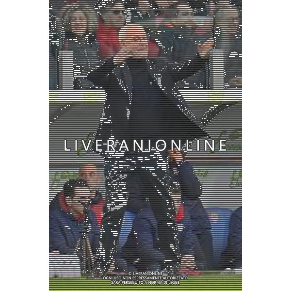 14-1-2024. Cagliari calcio- Bologna F.C. 20¬∞ giornata campionato calcio italiano Serie A 2023/2024, Stadio Unipol Domus Cagliari. Foto Salvatore Moi/Agenzia Aldo Liverani s.as. Nella foto: Claudio Ranieri allenatore Cagliri