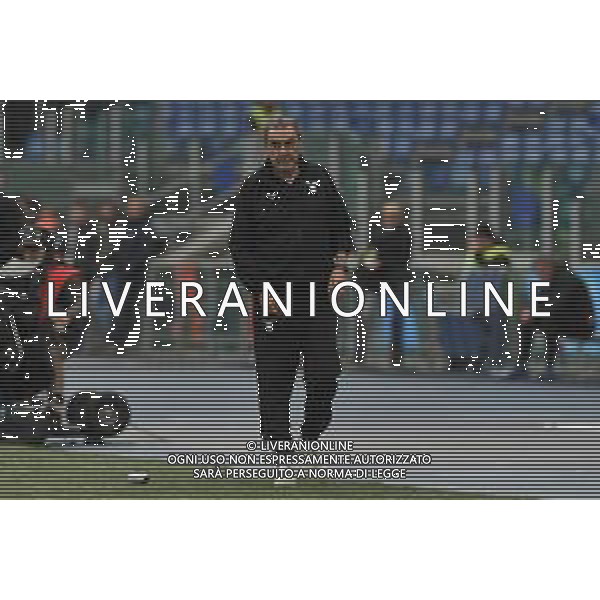 Lazio vs Lecce - Campionato Serie A TIM - 20 giornata - Stadio Olimpico - Roma 14-01-2024 nella foto Maurizio Sarri FOTO FEDERICO GAETANO-AG ALDO LIVERANI SAS