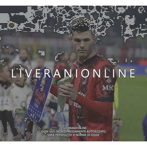 CHRISTIAN PULISIC riceve il premio come EA SPORTS FC Player Of The Month di dicembre 2023 -MILAN vs ROMA Campionato Calcio Serie A TIM 14-01-2024 ©PAOLO GIAMPIETRI/AGENZIA ALDO LIVERANI SAS
