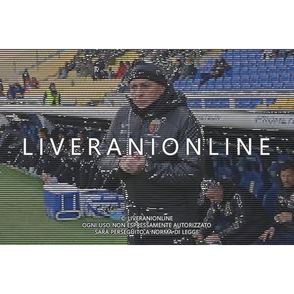 TVRG Parma vs Ascoli nella foto Fabrizio Castori allenatore Ascoli Parma 14-01-2024 Stadio Ennio Tardini Campionato Serie BKT - 20a giornata foto Roberto Garavaglia/Agenzia Aldo Liverani sas/AGENZIA ALDO LIVERANI SAS