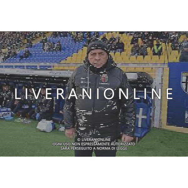 TVRG Parma vs Ascoli nella foto Fabrizio Castori allenatore Ascoli Parma 14-01-2024 Stadio Ennio Tardini Campionato Serie BKT - 20a giornata foto Roberto Garavaglia/Agenzia Aldo Liverani sas/AGENZIA ALDO LIVERANI SAS