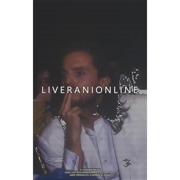 DIAP-RETROSPETTIVA MIGUEL BOSE\' CANTANTE NELLA FOTO ANDIE MACDOWELL- MIGUEL BOSE -ITAKO NARDULLIE MICHAEL YORK A ROMA NELL\'ANNO 1988 PRESENTAZIONE DEL FILM“ IL SEGRETO DEL SAHARA“ AG ALDO LIVERANI SAS