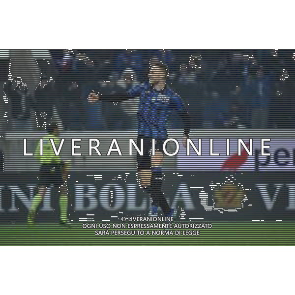 TVRG Atalanta vs Frosinone nella foto Teun Koopmeiners (Atalanta) esulta dopo il gol dell\'1 a 0 Bergamo 15-01-2024 Gewiss Stadium Campionato Serie A TIM - 20a giornata foto Roberto Garavaglia/Agenzia Aldo Liverani sas/AGENZIA ALDO LIVERANI SAS