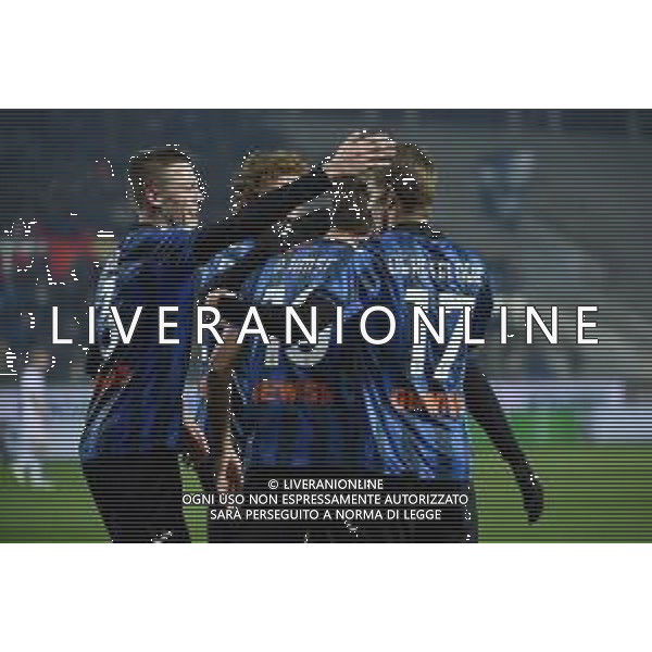 TVRG Atalanta vs Frosinone nella foto esultanza Atalanta dopo il gol del 3 a 0 Bergamo 15-01-2024 Gewiss Stadium Campionato Serie A TIM - 20a giornata foto Roberto Garavaglia/Agenzia Aldo Liverani sas/AGENZIA ALDO LIVERANI SAS