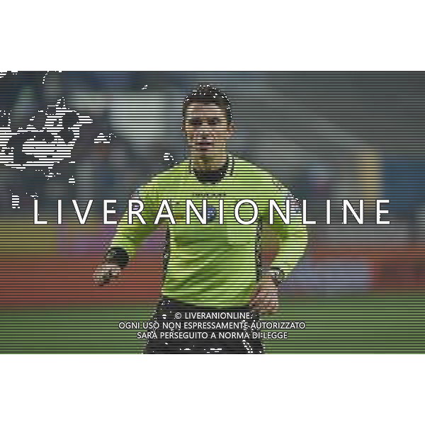 TVRG Atalanta vs Frosinone nella foto l\'arbitro Alessandro Prontera di Bologna Bergamo 15-01-2024 Gewiss Stadium Campionato Serie A TIM - 20a giornata foto Roberto Garavaglia/Agenzia Aldo Liverani sas/AGENZIA ALDO LIVERANI SAS