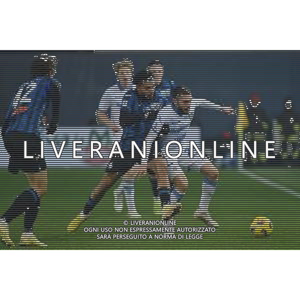 TVRG Atalanta vs Frosinone nella foto Ederson Jose\' dos Santos (Atalanta) e Fares Ghedjemis (Frosinone) Bergamo 15-01-2024 Gewiss Stadium Campionato Serie A TIM - 20a giornata foto Roberto Garavaglia/Agenzia Aldo Liverani sas/AGENZIA ALDO LIVERANI SAS