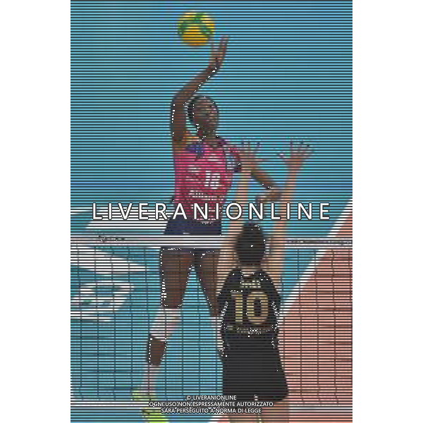 TVRG Allianz Vero Volley Milano vs VakifBank Istanbul nella foto Paola Egonu (Vero Volley Milano) Milano 16-01-2024 Allianz Cloud CEV Champions League femminile Gruppo A - 6a giornata foto Roberto Garavaglia/Agenzia Aldo Liverani sas