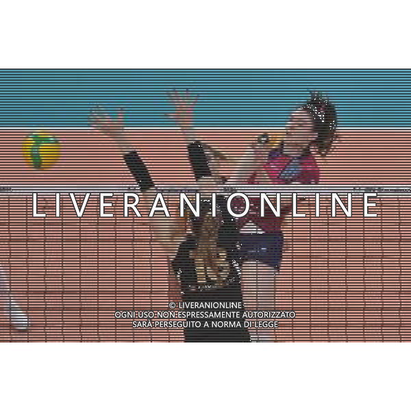 TVRG Allianz Vero Volley Milano vs VakifBank Istanbul nella foto Dana Lynn Rettke (Vero Volley Milano) Milano 16-01-2024 Allianz Cloud CEV Champions League femminile Gruppo A - 6a giornata foto Roberto Garavaglia/Agenzia Aldo Liverani sas