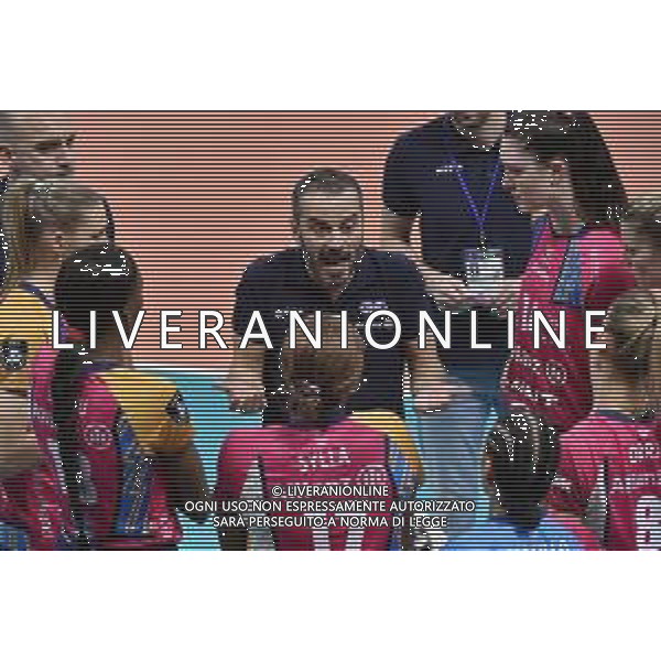TVRG Allianz Vero Volley Milano vs VakifBank Istanbul nella foto Marco Gaspari allenatore Vero Volley Milano Milano 16-01-2024 Allianz Cloud CEV Champions League femminile Gruppo A - 6a giornata foto Roberto Garavaglia/Agenzia Aldo Liverani sas