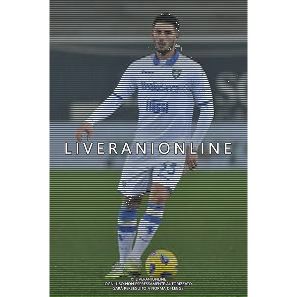 TVRG Atalanta vs Frosinone nella foto Kevin Bonifazi (Frosinone) Bergamo 15-01-2024 Gewiss Stadium Campionato Serie A TIM - 20a giornata foto Roberto Garavaglia/Agenzia Aldo Liverani sas