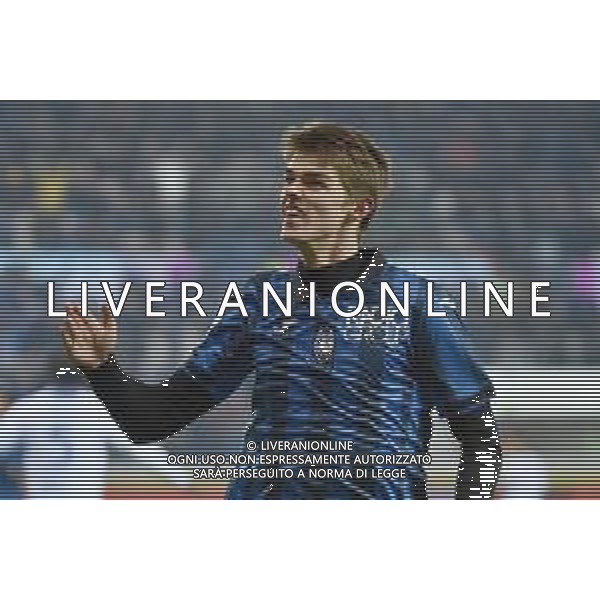 TVRG Atalanta vs Frosinone nella foto Charles de Ketelaere (Atalanta) esulta dopo il gol del 3 a 0 Bergamo 15-01-2024 Gewiss Stadium Campionato Serie A TIM - 20a giornata foto Roberto Garavaglia/Agenzia Aldo Liverani sas