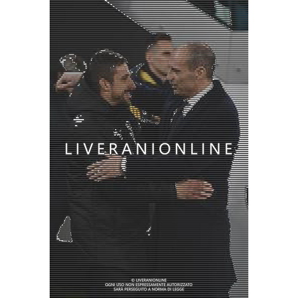 Torino 16.01.2024 Allianz Stadium @Manuela Viganti/Ag. Aldo Liverani sas Juventus vs Sassuolo Campionato Calcio Serie A TIM 2023/2024 20a giornata Nella foto: alessio dionisi e massimiliano allegri ©VIGANTI/AGENZIA ALDO LIVERANI SAS