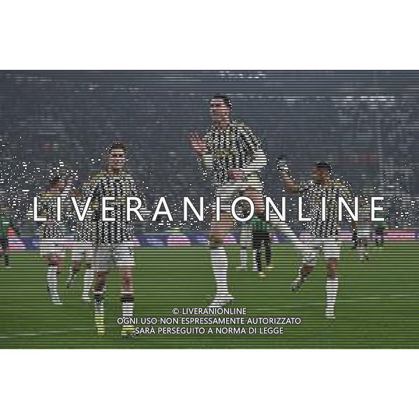 Torino 16.01.2024 Allianz Stadium @Manuela Viganti/Ag. Aldo Liverani sas Juventus vs Sassuolo Campionato Calcio Serie A TIM 2023/2024 20a giornata Nella foto: esultanza dusan vlahovic dopo il gol ©VIGANTI/AGENZIA ALDO LIVERANI SAS