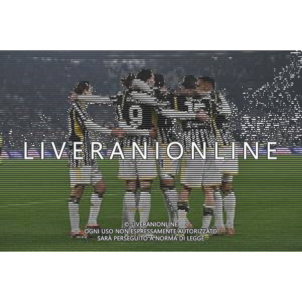 Torino 16.01.2024 Allianz Stadium @Manuela Viganti/Ag. Aldo Liverani sas Juventus vs Sassuolo Campionato Calcio Serie A TIM 2023/2024 20a giornata Nella foto: esultanza juventus dopo il gol di dusan vlahovic ©VIGANTI/AGENZIA ALDO LIVERANI SAS