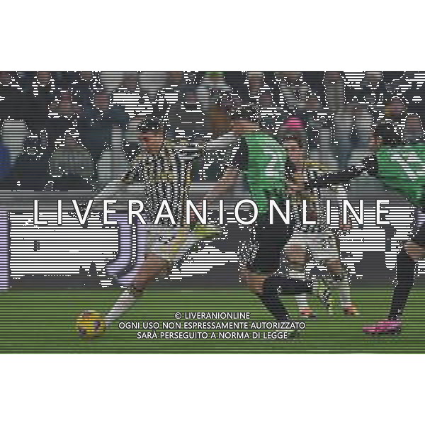Torino 16.01.2024 Allianz Stadium @Manuela Viganti/Ag. Aldo Liverani sas Juventus vs Sassuolo Campionato Calcio Serie A TIM 2023/2024 20a giornata Nella foto: andrea cambiaso ©VIGANTI/AGENZIA ALDO LIVERANI SAS