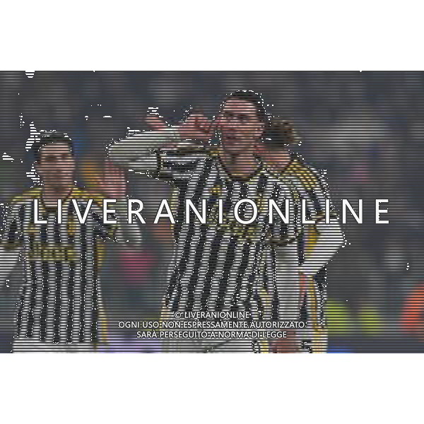 Torino 16.01.2024 Allianz Stadium @Manuela Viganti/Ag. Aldo Liverani sas Juventus vs Sassuolo Campionato Calcio Serie A TIM 2023/2024 20a giornata Nella foto: esultanza dusan vlahovic dopo il gol ©VIGANTI/AGENZIA ALDO LIVERANI SAS