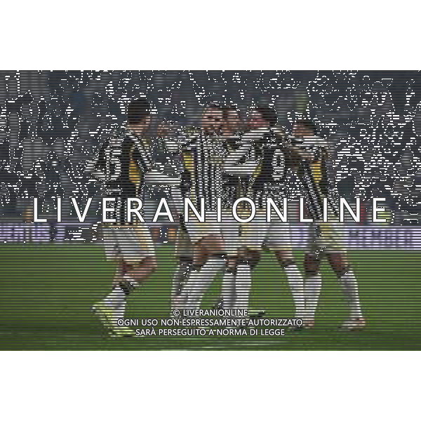 Torino 16.01.2024 Allianz Stadium @Manuela Viganti/Ag. Aldo Liverani sas Juventus vs Sassuolo Campionato Calcio Serie A TIM 2023/2024 20a giornata Nella foto: esultanza juventus dopo il gol di dusan vlahovic ©VIGANTI/AGENZIA ALDO LIVERANI SAS
