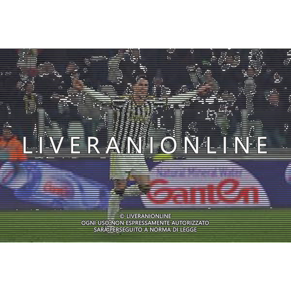 Torino 16.01.2024 Allianz Stadium @Manuela Viganti/Ag. Aldo Liverani sas Juventus vs Sassuolo Campionato Calcio Serie A TIM 2023/2024 20a giornata Nella foto: esultanza dusan vlahovic dopo il gol ©VIGANTI/AGENZIA ALDO LIVERANI SAS
