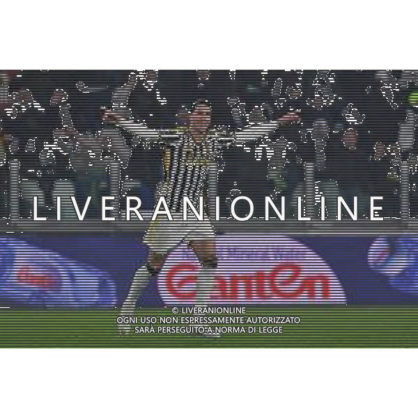 Torino 16.01.2024 Allianz Stadium @Manuela Viganti/Ag. Aldo Liverani sas Juventus vs Sassuolo Campionato Calcio Serie A TIM 2023/2024 20a giornata Nella foto: esultanza dusan vlahovic dopo il gol ©VIGANTI/AGENZIA ALDO LIVERANI SAS