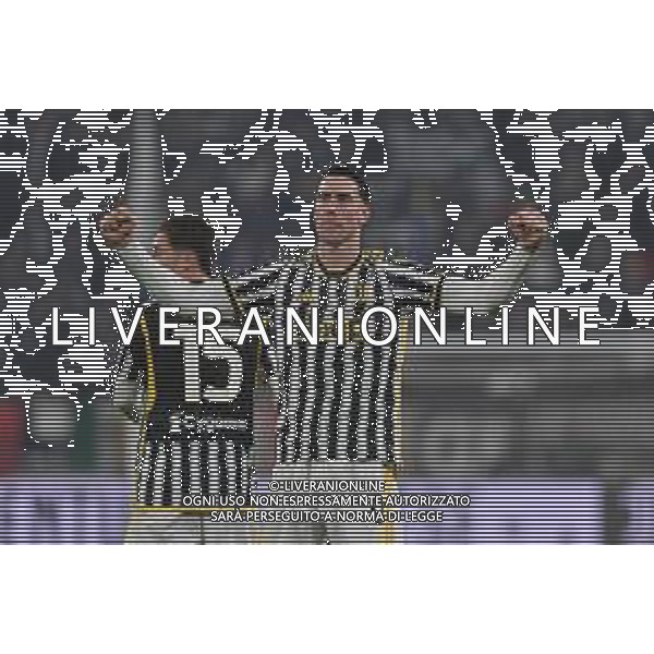 Torino 16.01.2024 Allianz Stadium @Manuela Viganti/Ag. Aldo Liverani sas Juventus vs Sassuolo Campionato Calcio Serie A TIM 2023/2024 20a giornata Nella foto: esultanza dusan vlahovic dopo il gol ©VIGANTI/AGENZIA ALDO LIVERANI SAS