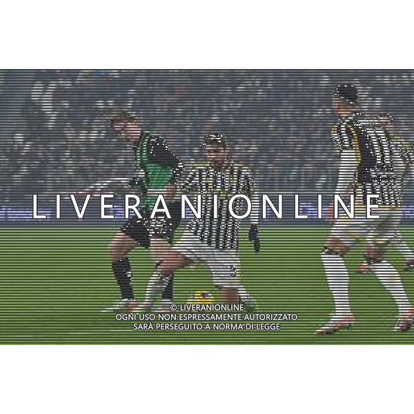 Torino 16.01.2024 Allianz Stadium @Manuela Viganti/Ag. Aldo Liverani sas Juventus vs Sassuolo Campionato Calcio Serie A TIM 2023/2024 20a giornata Nella foto: MANUEL LOCATELLI-KRISTIAN THORSTVEDT ©VIGANTI/AGENZIA ALDO LIVERANI SAS