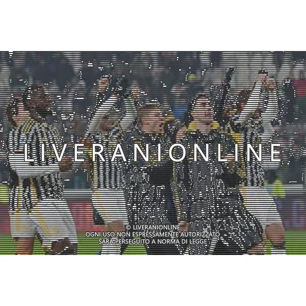 Torino 16.01.2024 Allianz Stadium @Manuela Viganti/Ag. Aldo Liverani sas Juventus vs Sassuolo Campionato Calcio Serie A TIM 2023/2024 20a giornata Nella foto: esultanze finali ©VIGANTI/AGENZIA ALDO LIVERANI SAS