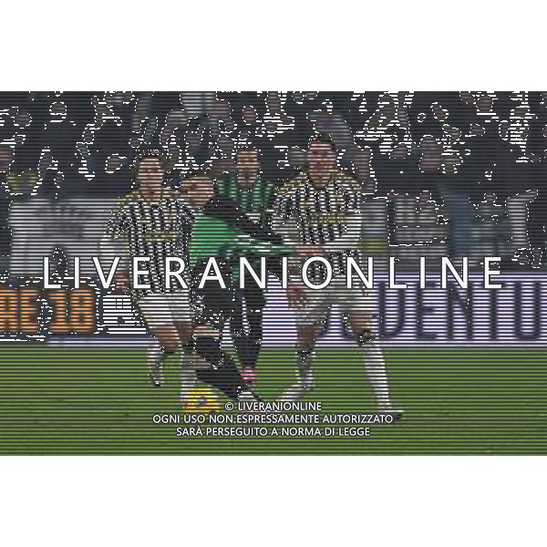 Torino 16.01.2024 Allianz Stadium @Manuela Viganti/Ag. Aldo Liverani sas Juventus vs Sassuolo Campionato Calcio Serie A TIM 2023/2024 20a giornata Nella foto: dusan vlahovic e cristian volpato ©VIGANTI/AGENZIA ALDO LIVERANI SAS