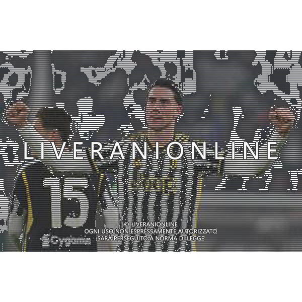 Torino 16.01.2024 Allianz Stadium @Manuela Viganti/Ag. Aldo Liverani sas Juventus vs Sassuolo Campionato Calcio Serie A TIM 2023/2024 20a giornata Nella foto: esultanza dusan vlahovic dopo il gol