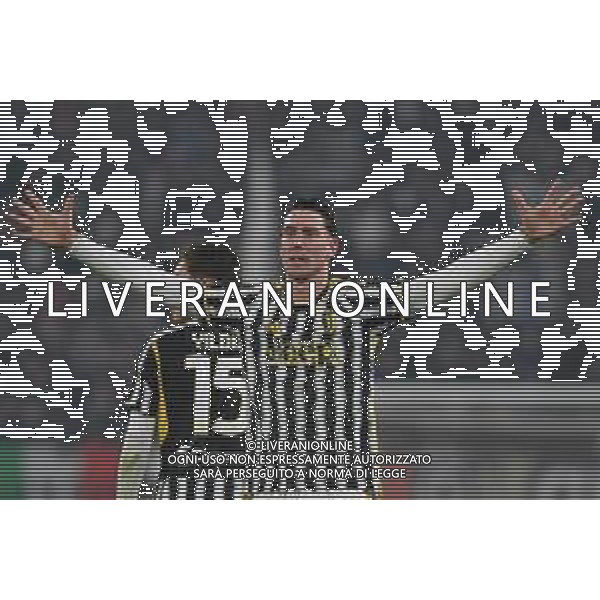 Torino 16.01.2024 Allianz Stadium @Manuela Viganti/Ag. Aldo Liverani sas Juventus vs Sassuolo Campionato Calcio Serie A TIM 2023/2024 20a giornata Nella foto: esultanza dusan vlahovic dopo il gol