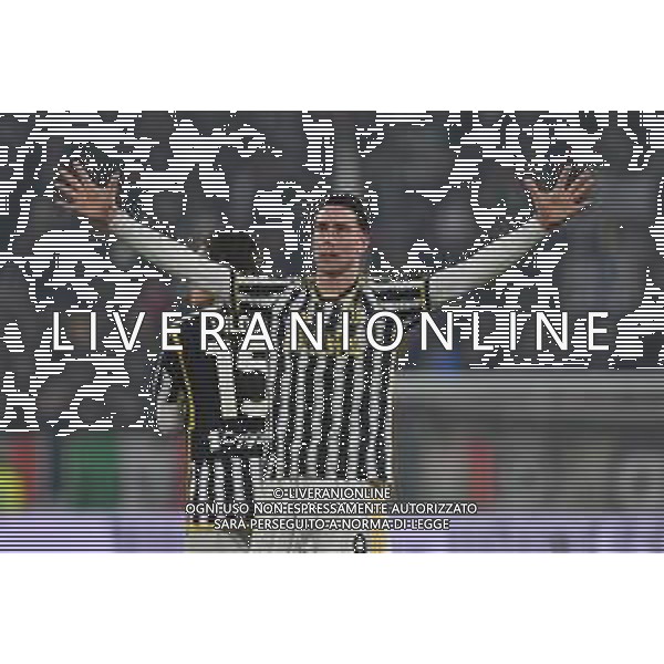 Torino 16.01.2024 Allianz Stadium @Manuela Viganti/Ag. Aldo Liverani sas Juventus vs Sassuolo Campionato Calcio Serie A TIM 2023/2024 20a giornata Nella foto: esultanza dusan vlahovic dopo il gol