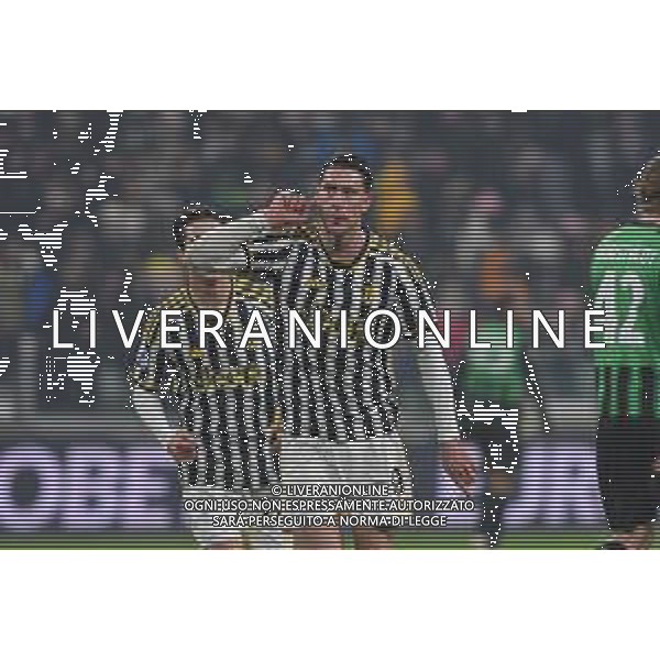 Torino 16.01.2024 Allianz Stadium @Manuela Viganti/Ag. Aldo Liverani sas Juventus vs Sassuolo Campionato Calcio Serie A TIM 2023/2024 20a giornata Nella foto: esultanza dusan vlahovic dopo il gol