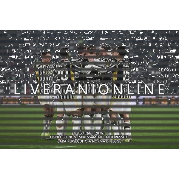 Torino 16.01.2024 Allianz Stadium @Manuela Viganti/Ag. Aldo Liverani sas Juventus vs Sassuolo Campionato Calcio Serie A TIM 2023/2024 20a giornata Nella foto: esultanza juventus dopo il gol di dusan vlahovic