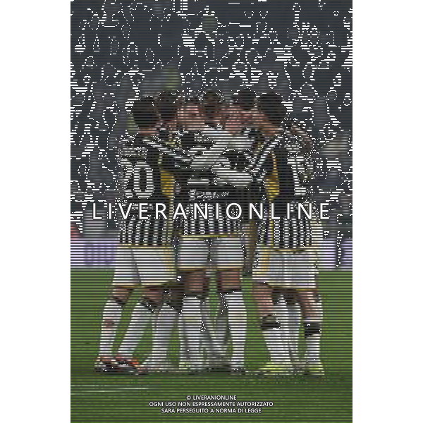 Torino 16.01.2024 Allianz Stadium @Manuela Viganti/Ag. Aldo Liverani sas Juventus vs Sassuolo Campionato Calcio Serie A TIM 2023/2024 20a giornata Nella foto: esultanza juventus dopo il gol di dusan vlahovic