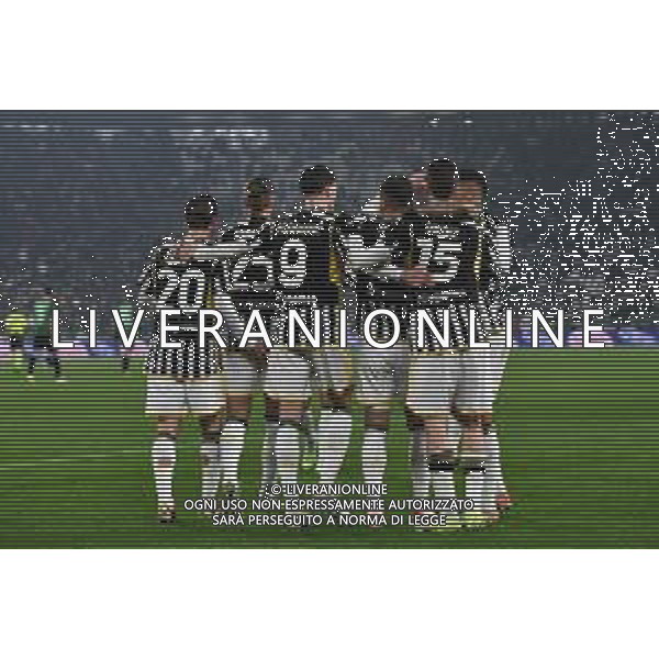Torino 16.01.2024 Allianz Stadium @Manuela Viganti/Ag. Aldo Liverani sas Juventus vs Sassuolo Campionato Calcio Serie A TIM 2023/2024 20a giornata Nella foto: esultanza juventus dopo il gol di dusan vlahovic