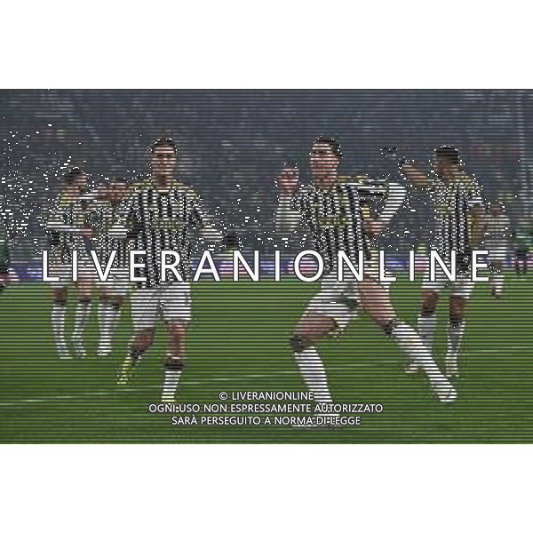 Torino 16.01.2024 Allianz Stadium @Manuela Viganti/Ag. Aldo Liverani sas Juventus vs Sassuolo Campionato Calcio Serie A TIM 2023/2024 20a giornata Nella foto: esultanza dusan vlahovic e dopo il gol