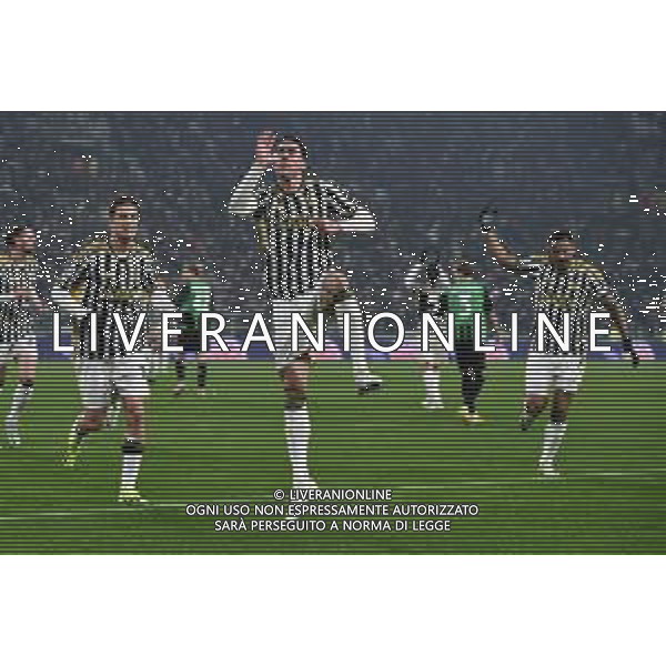 Torino 16.01.2024 Allianz Stadium @Manuela Viganti/Ag. Aldo Liverani sas Juventus vs Sassuolo Campionato Calcio Serie A TIM 2023/2024 20a giornata Nella foto: esultanza dusan vlahovic dopo il gol