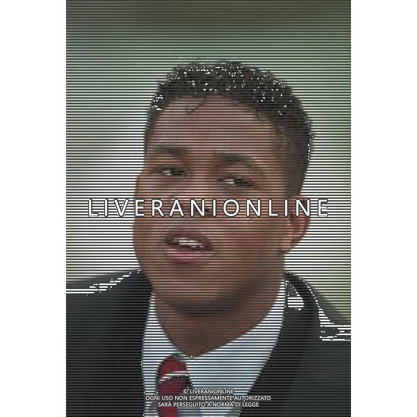 Neg- RETROSPETTIVA PATRICK KLUIVERT CALCIATORE DELL\'AJAX NELLA FOTO NELL\'ANNO 1996-1997 AG ALDO LIVERANI SAS