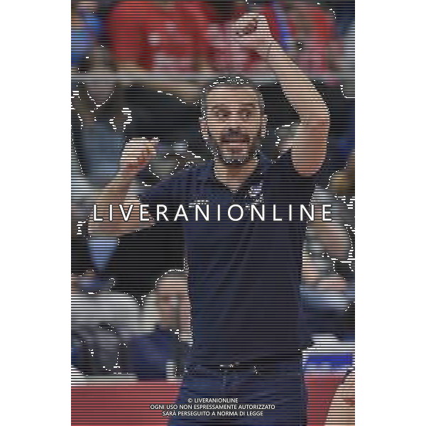 TVRG Allianz Vero Volley Milano vs VakifBank Istanbul nella foto Marco Gaspari allenatore Vero Volley Milano Milano 16-01-2024 Allianz Cloud CEV Champions League femminile Gruppo A - 6a giornata foto Roberto Garavaglia/Agenzia Aldo Liverani sas/AGENZIA ALDO LIVERANI SAS