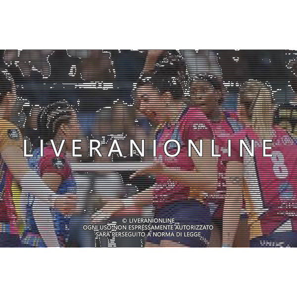 TVRG Allianz Vero Volley Milano vs VakifBank Istanbul nella foto Sonia Candi (Vero Volley Milano) esultanza dopo un punto Milano 16-01-2024 Allianz Cloud CEV Champions League femminile Gruppo A - 6a giornata foto Roberto Garavaglia/Agenzia Aldo Liverani sas/AGENZIA ALDO LIVERANI SAS
