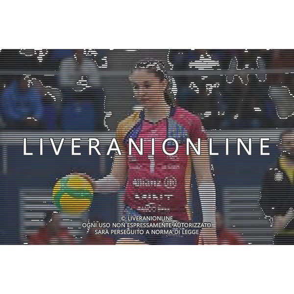 TVRG Allianz Vero Volley Milano vs VakifBank Istanbul nella foto Helena Cazaute (Vero Volley Milano) Milano 16-01-2024 Allianz Cloud CEV Champions League femminile Gruppo A - 6a giornata foto Roberto Garavaglia/Agenzia Aldo Liverani sas/AGENZIA ALDO LIVERANI SAS